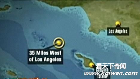 拍摄到美国南加州海岸发射神秘火箭事件(组图)